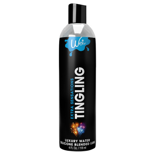 Wet Extra Sensations Tingling Water/silicone Blend Based Lubricant 4 Oz  2