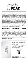 Playboy Pleasure - Tux - Small - Butt Plug - Hematite
