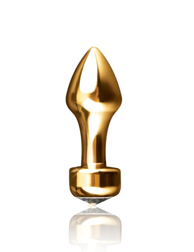 Fetish Fantasy Gold Mini Luv Plug - Gold  2