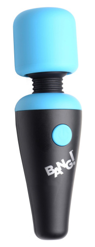 10x Vibrating Mini Silicone Wand - Blue  2