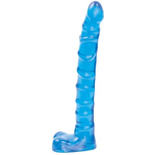 Raging Hard-Ons Slimline Cobalt Blue Jellie - 9 Inches - Ballsy  2