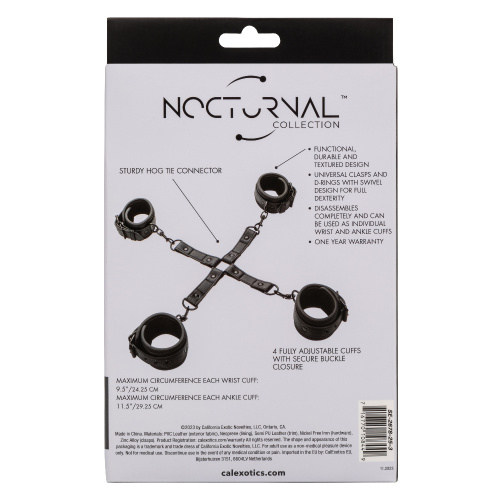 Nocturnal Collection Hog Tie - Black  2