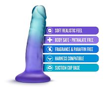 B Yours - Morning Dew - 5 Inch Dildo - Sapphire