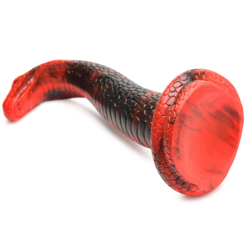 King Cobra King Cobra Silicone Dildo - Red  2