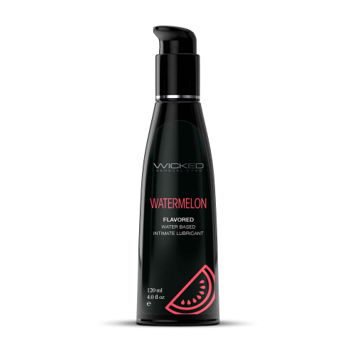 Aqua Watermelon Flavored Water Based Intimate Lubricant - 4 Fl. Oz.