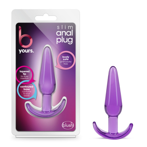 B Yours - Slim Anal Plug - Purple  2