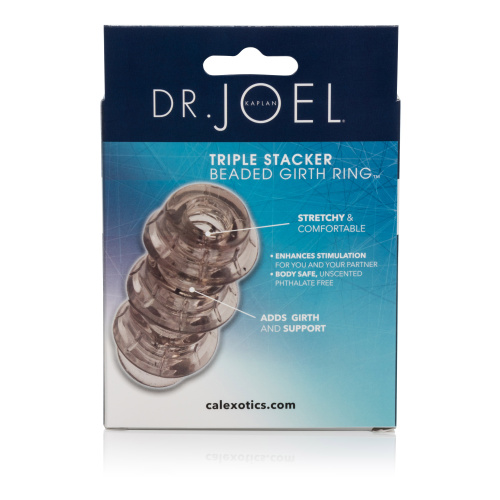 Dr. Joel Kaplan Beaded Girth Ring Triple Stacker  5