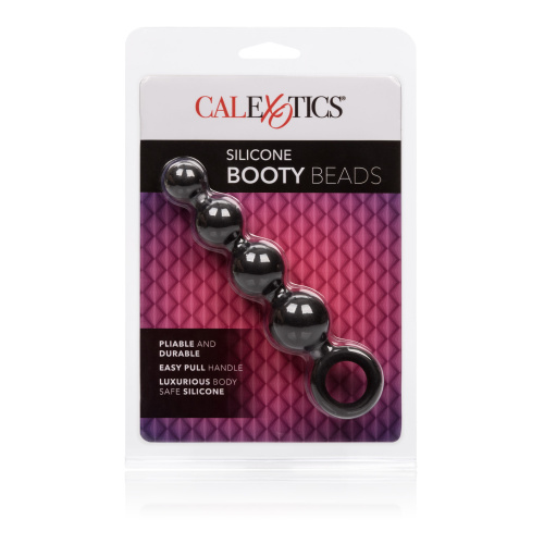 Silicone Booty Beads - Black  2