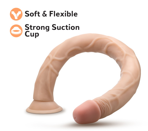 Dr. Skin - 19 Inch Dildo - Beige  2