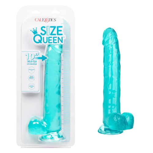 Size Queen 10 inch/25.5 Cm - Blue  5