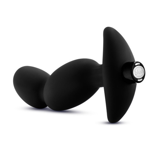 Anal Adventures- Platinum - Silicone Vibrating  Prostate Massager 04-Black  2