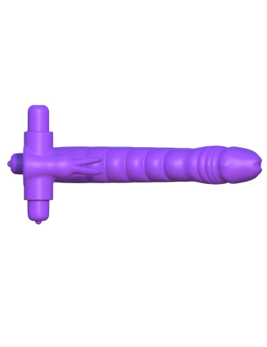 Fantasy C-Ringz Silicone Double Penetrator Rabbit - Purple  3