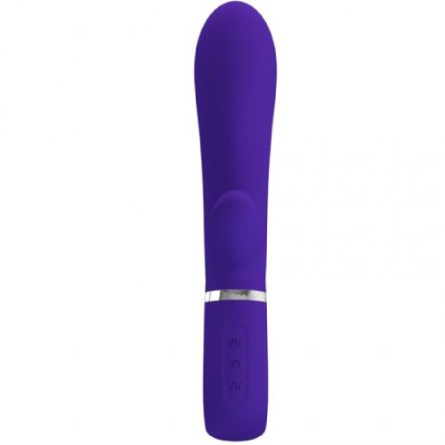 Thomas Super Soft Silicone Rabbit Vibrator - Purple  4