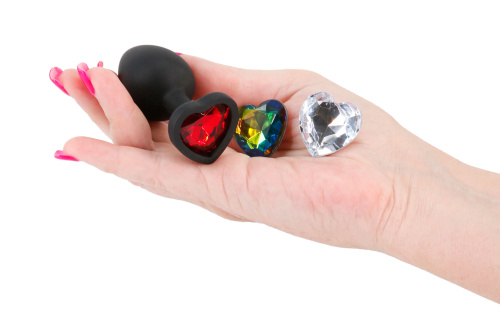 Glams Xchange Heart - Small - Black  3