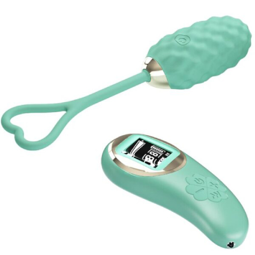 Vivian Remote Control Vibrating Egg - Turquoise  2