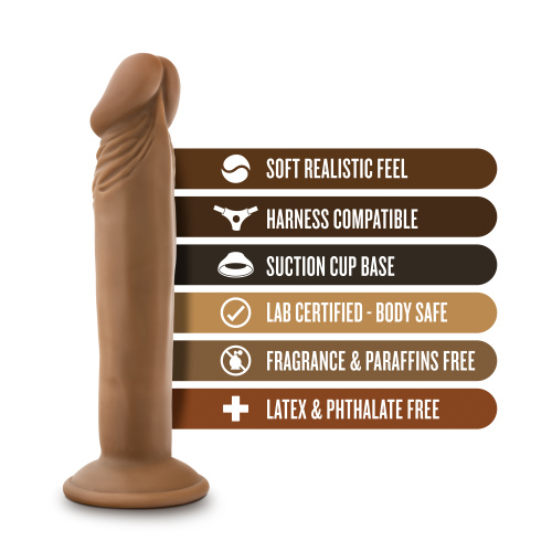 Dr. Skin  -  Dr. Small  -  6  Inch  Dildo  - Mocha  3