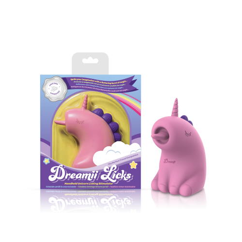 Dreamii Licks Licking Unicorn Stimulator - Mystical Pink  3