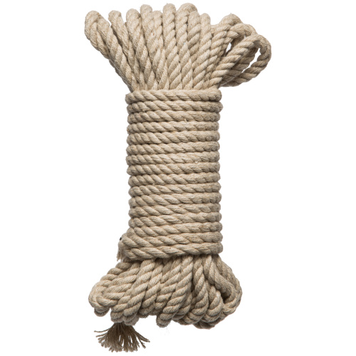 Merci - Bind and Tie - 6mm Hemp Bondage Rope - 30  Feet - Natural  2
