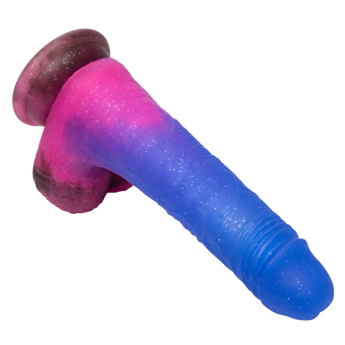 NAUGHTY BITS OMBRE HOMBRE VIBRATING DILDO  5