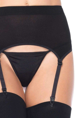 Zara Garter Belt and Stocking - Queen - Black  2
