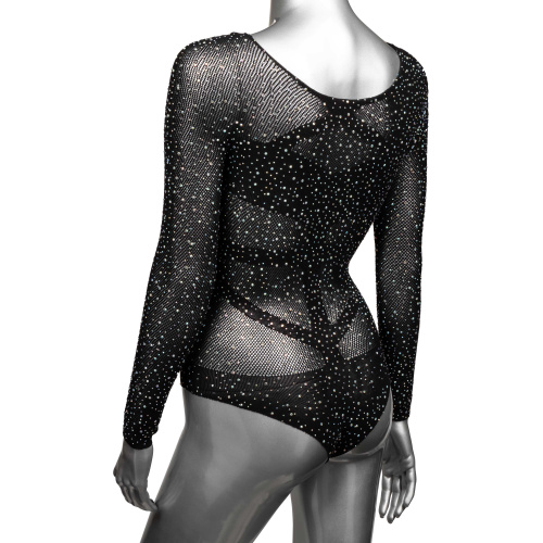 Radiance Long Sleeve Body Suit - Queen - Black  3