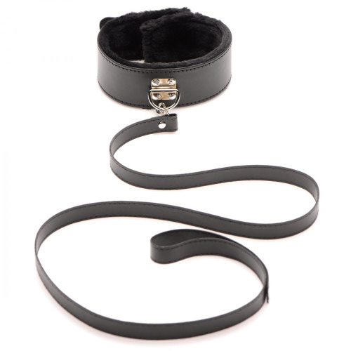 Hook Up 10 Piece Plush Bondage Set - Black  2