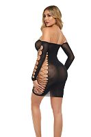 Diamond Drippin Dress - One Size - Black