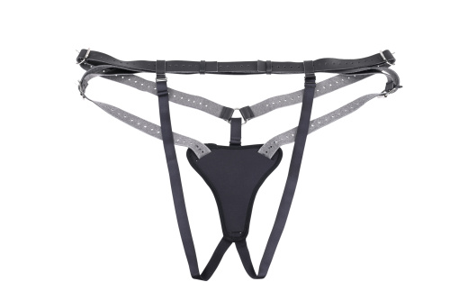 Aurora High Waisted Strap on - Black  4