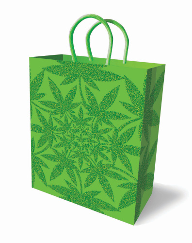 Glitter Ganja Gift Bag - Green  2