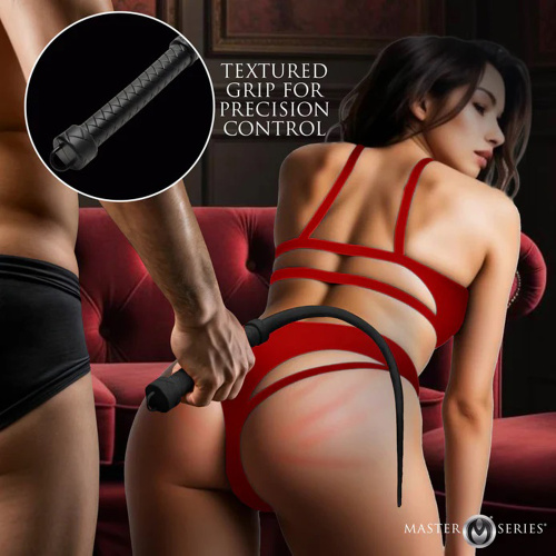 Viper Tail Silicone Whip - Black  4