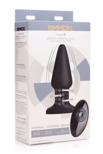 Model R Smooth Rimming Plug With Remote Control  2