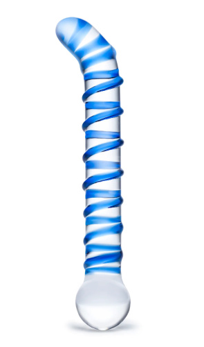 Mr. Swirly 6.5 Inch G-Spot Glass Dildo  3