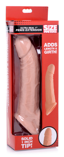 Ultra Real 1 Inch Solid Tip Penis Extension  5