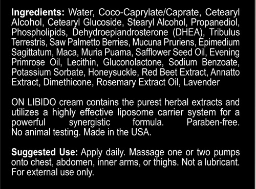 On Natural Libido for Her - 1.7 Oz.  3