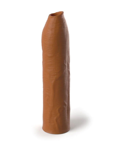 Fantasy X-Tensions Elite Uncut 7 Inch Extension  Sleeve - Tan  2