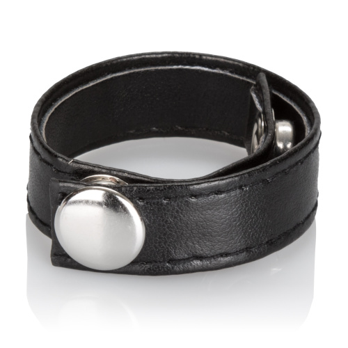 Leather Black 3-Snap Ring  4