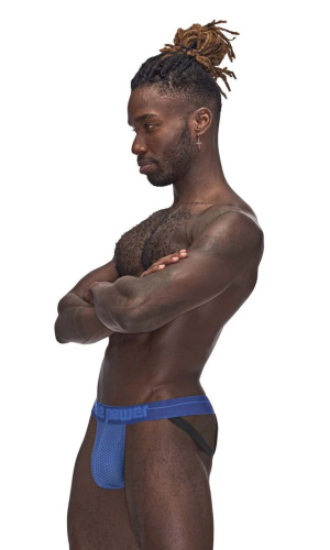 Sexagon Strappy Ring Jock - Small/medium - Royal  4