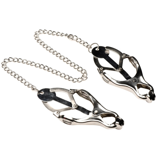 Primal Spiked Clover Nipple Clamps - Silver  2