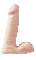 Basix Rubber Works - 6 Inch Dong - Flesh
