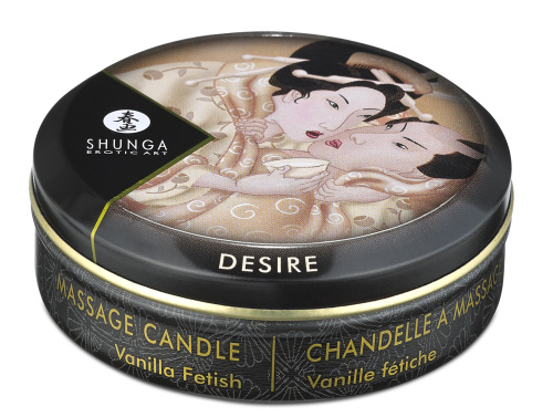 Mini Massage Candle - Desire - Vanilla Fetish - 1 Fl. Oz.  2
