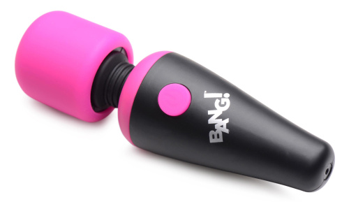 Bang - 10x Vibrating Mini Silicone Wand - Pink  5