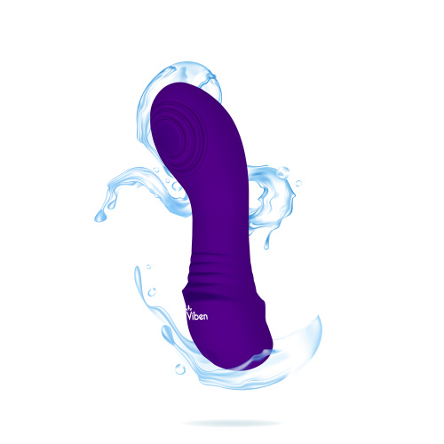 Sabela - Violet - Intense Mini G-Spot Vibe With Thumping Pad  4