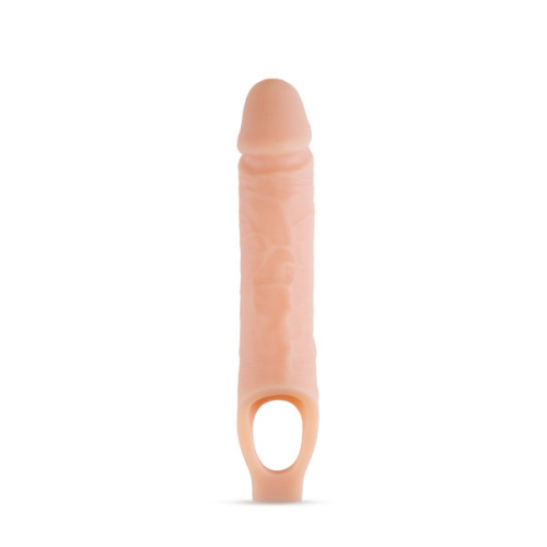 Performance Plus - 10 Inch Silicone Cock Sheath Penis Extender - Vanilla  2