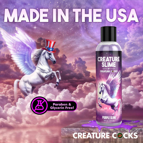 8oz Creature Slime Purple Slime Water-Based - Lubricant  4