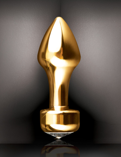 Fetish Fantasy Gold Mini Luv Plug - Gold  3