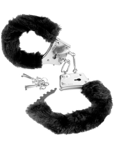 Fetish Fantasy Series Beginner's Furry Cuffs - Black  2