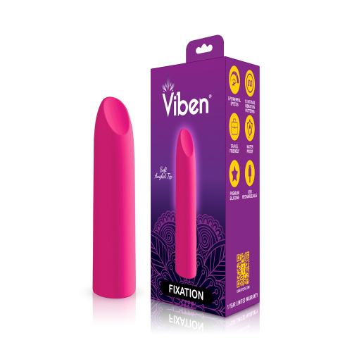 Fixation - Hot Pink - Powerful Lipstick Bullet Vibe  2