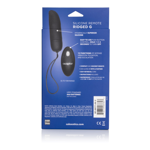 Silicone Remote Ridged G  3