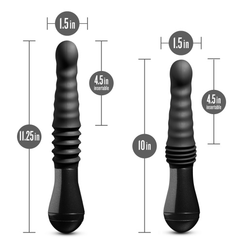 Temptasia - Lazarus - Thrusting Dildo - Black  4