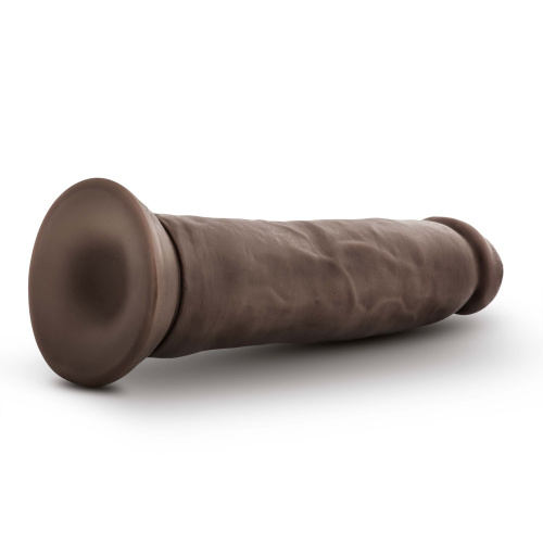 Dr. Skin Plus - 9 Inch Posable Thick Dildo -  Chocolate  3